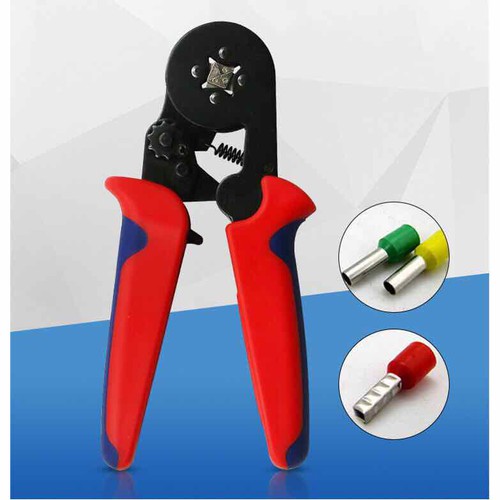 Kìm bấm cos đầu dây điện 0.25-6mm² kìm  bấm cos tròn 4 cạnh và 6 cạnh