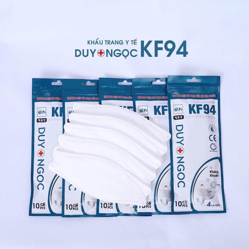 [1 TÚI 5 CHIẾC ] Khẩu trang 4D mark kháng khuẩn KF94 công nghệ Hàn Quốc