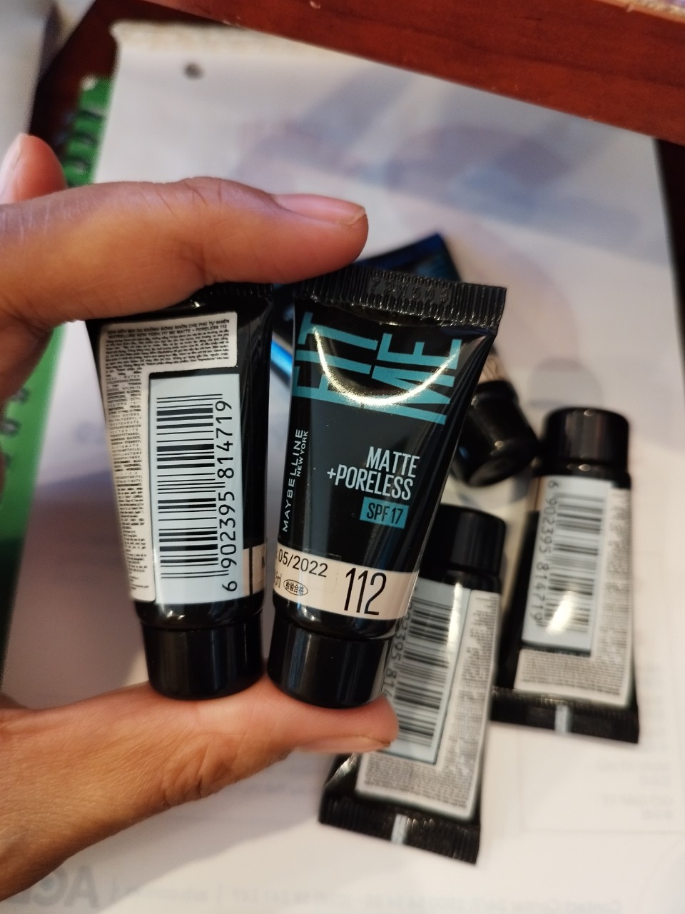 kem nền maybelline fitme matte +poreless spf17+ #112 - 5ml