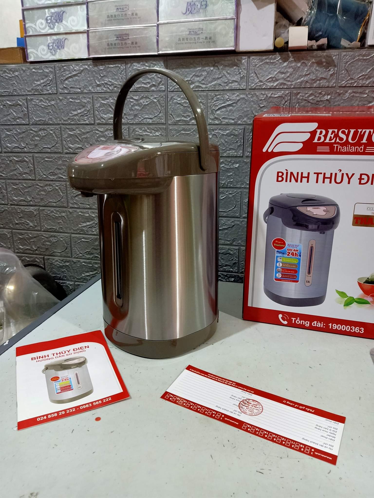 BÌNH THỦY ĐIỆN BESUTO 4.8 LÍT