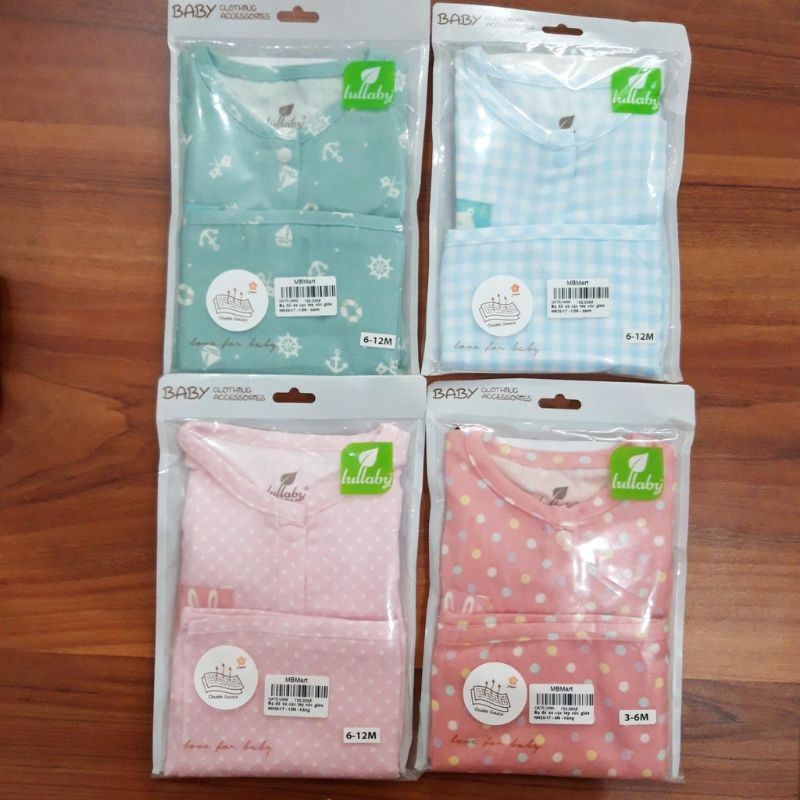 [Lullaby] Set 4 khăn xô cao cấp cho bé Lullaby (27x27cm)