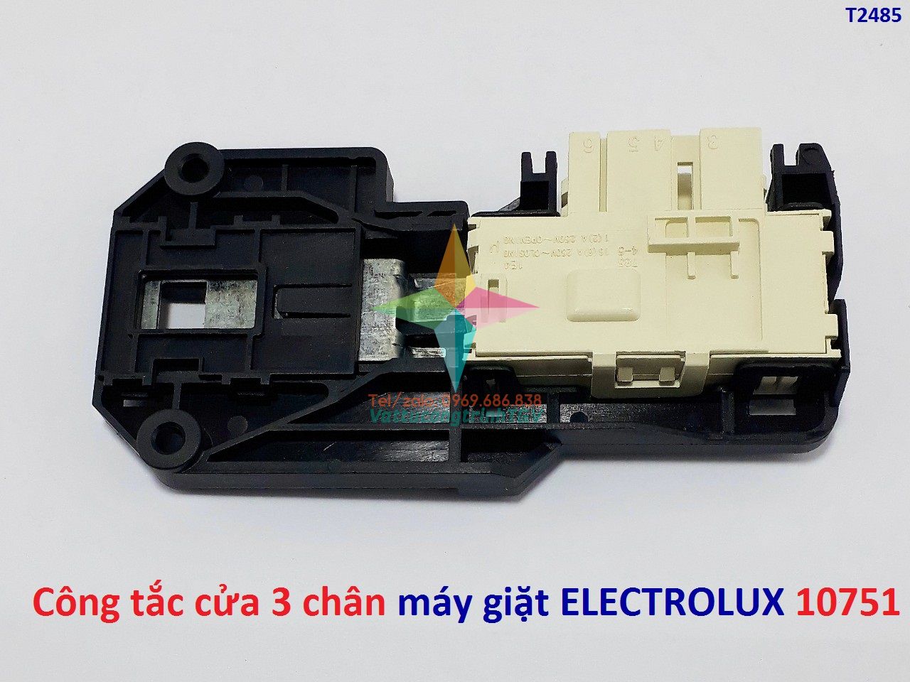Công tắc của 3 chân cho máy giặt ELECTROLUX 10751