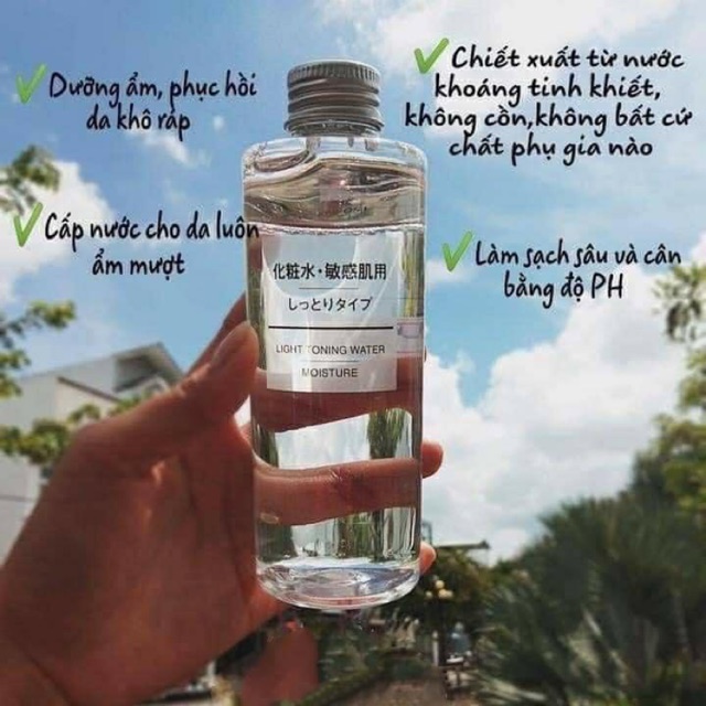 Nước hoa hồng Muji Nhật Bản