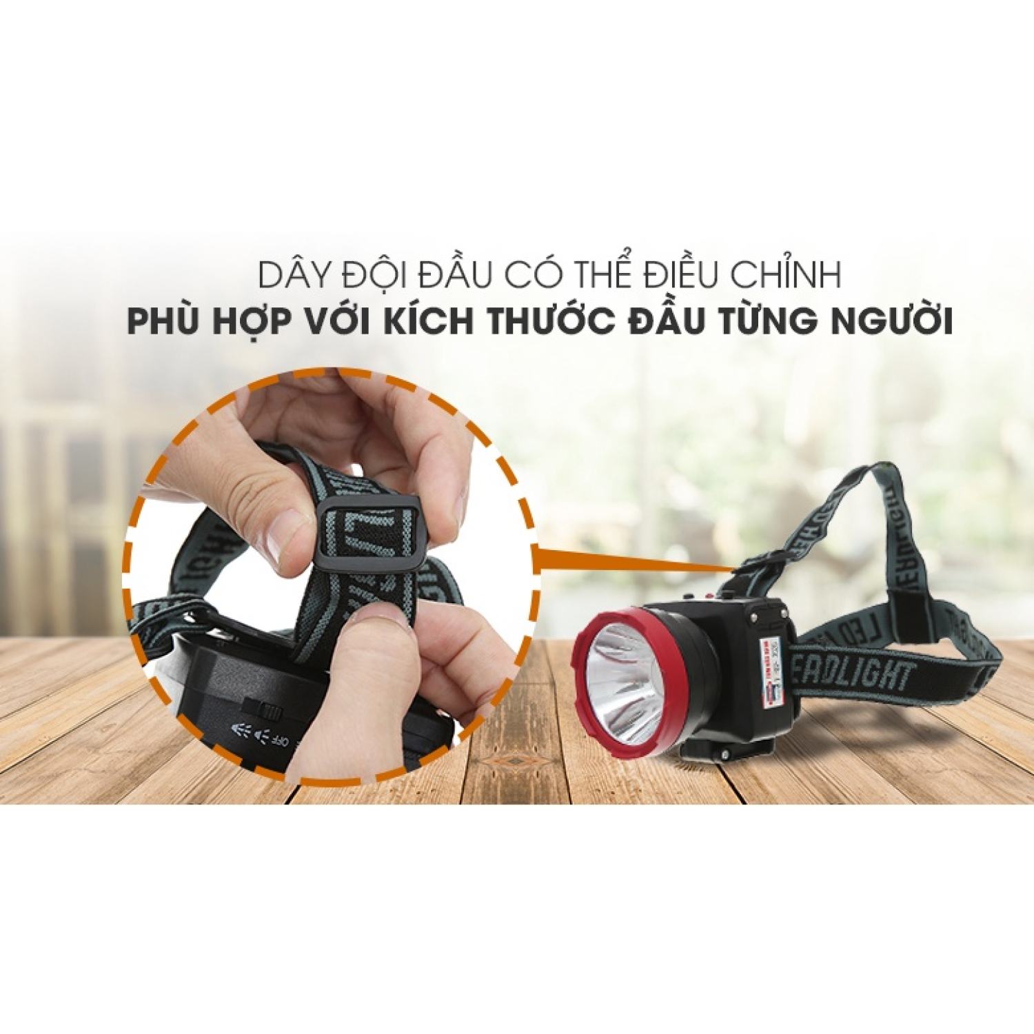 Đèn pin đội đầu SUNHOUSE – cỡ trυng SHE-5032