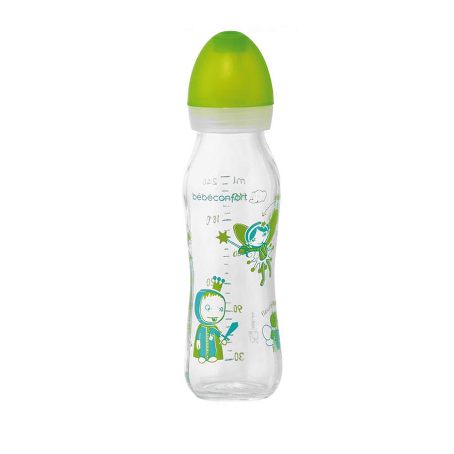 Bính sữa thủy tinh cổ hẹp Bebe confort 110ml