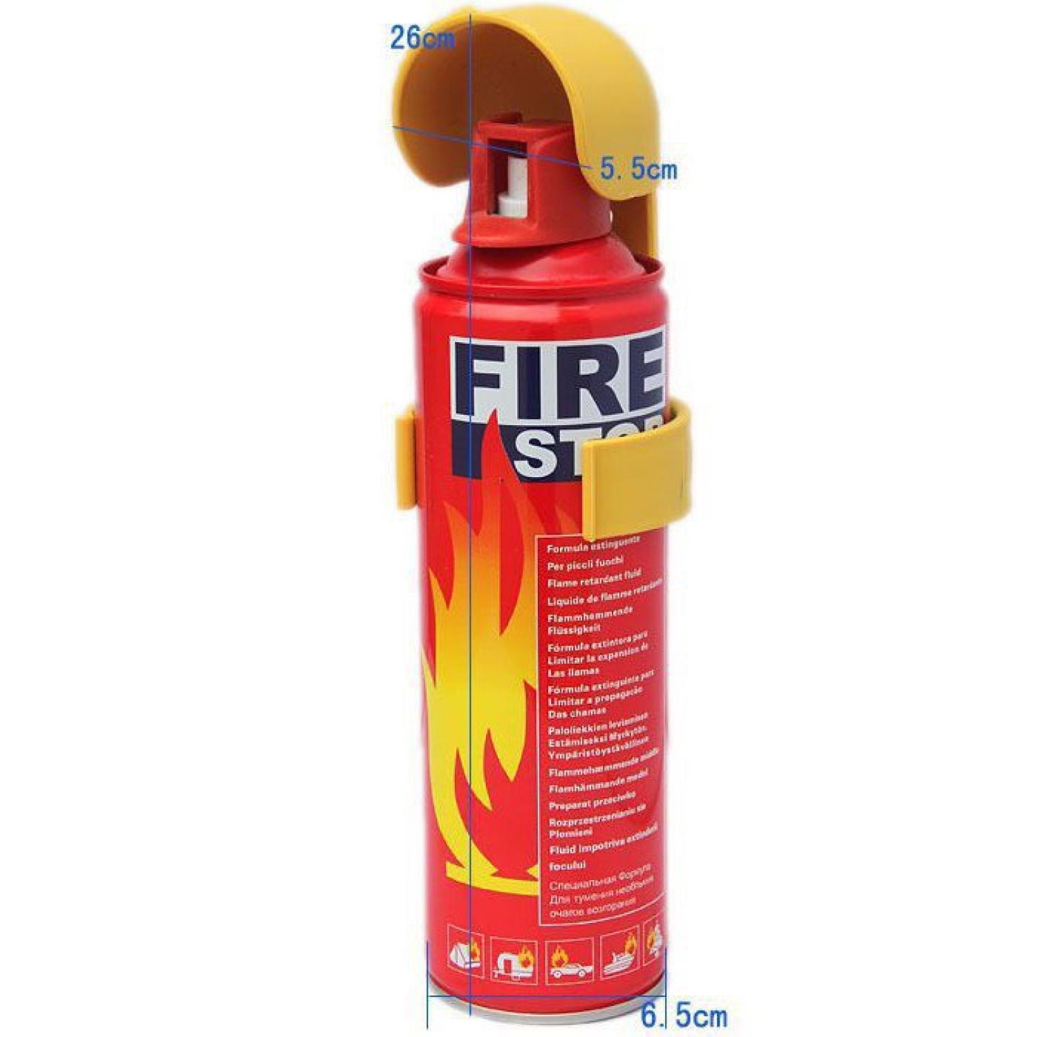 Bình cứu hoả 500ml dạng xịt. Bình chữa cháy mini FireStop