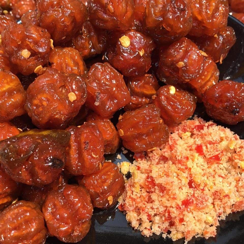 1 KG Mứt Sơ Ri Lắc Muối Ớt - Siêu Ngon