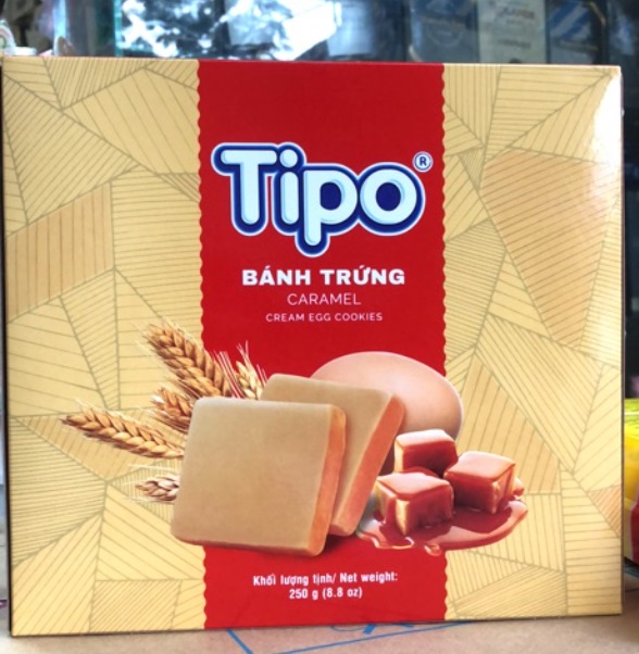 BÁNH TRỨNG CARAMEL TIPO 250G