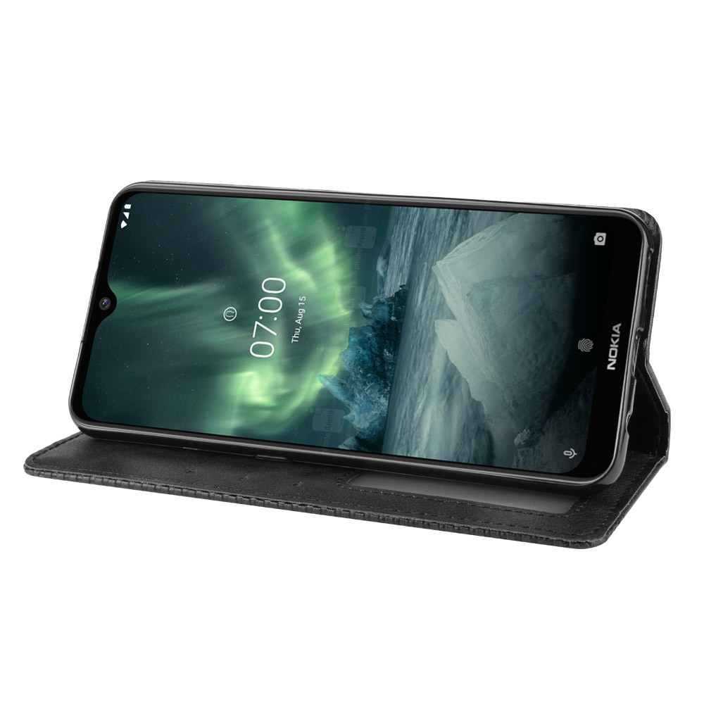 Bao da dạng ví Nokia 7.2 Leather Luxury