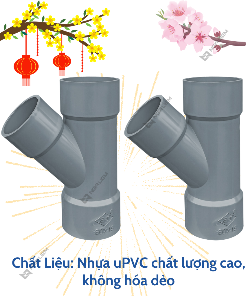 Chữ Y Giảm Siêu Thành (90/60, 114/60, 114/90, 140/90, 140/114mm)