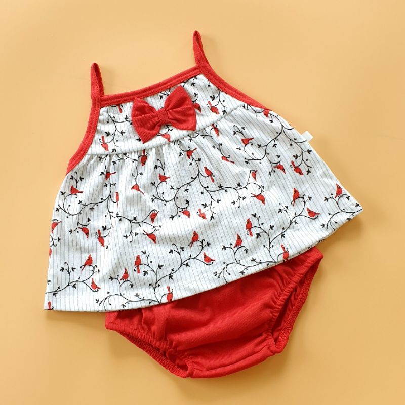 Bộ mát 2 dây Bunny cho bé gái 4-12kg
