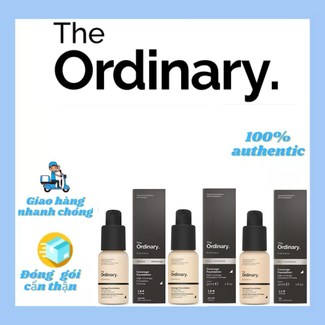 [HCM][Các Màu] Kem Nền The Ordinary Coverage Foundation (30ml)