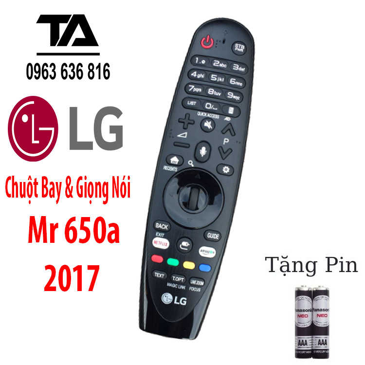 Remote Điều khiển tivi LG giọng nói AN-MR650A - CHÍNH HÃNG
