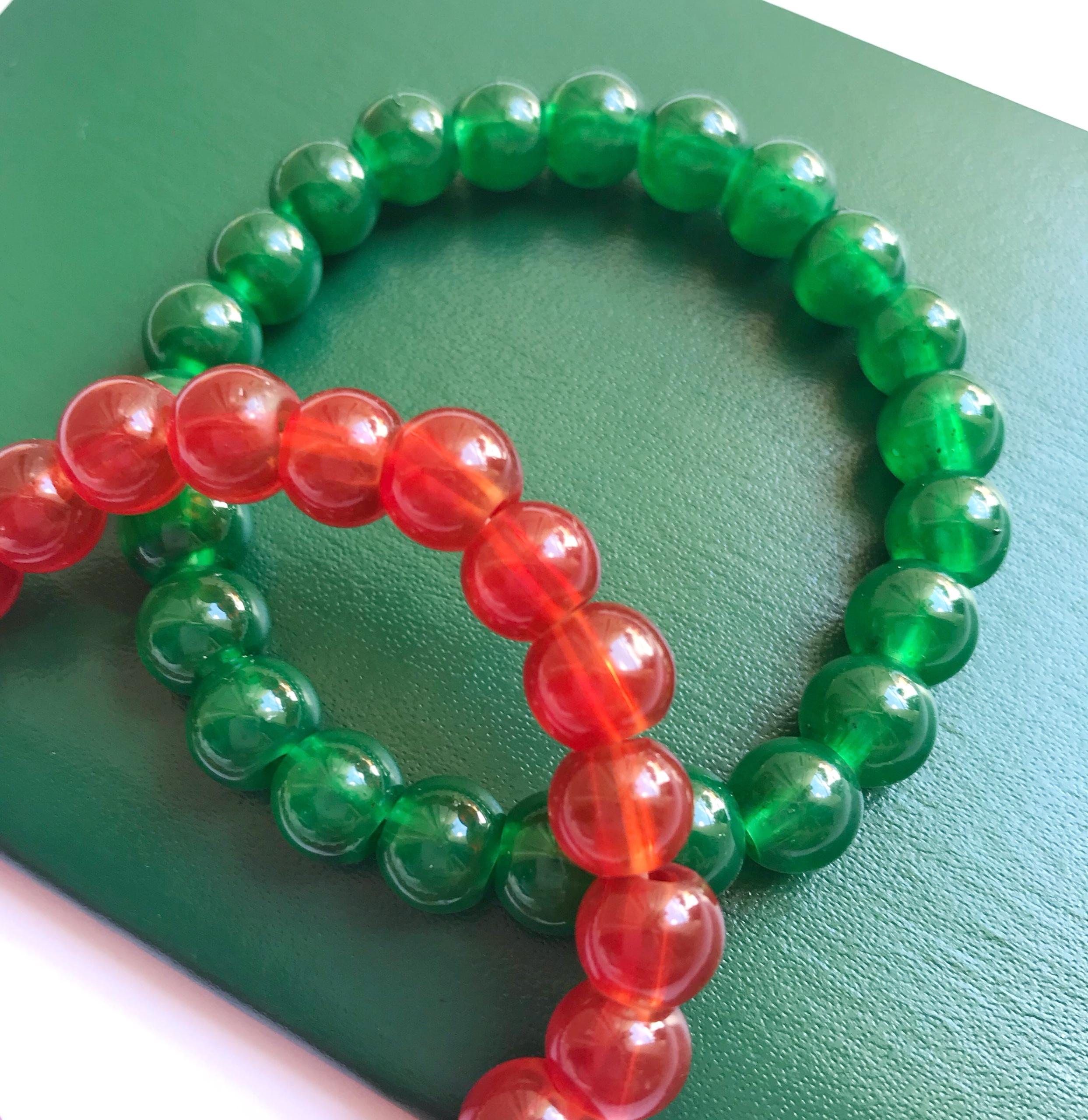 Vòng Đá Đỏ Phong Thuỷ 8 Ly FuAn
