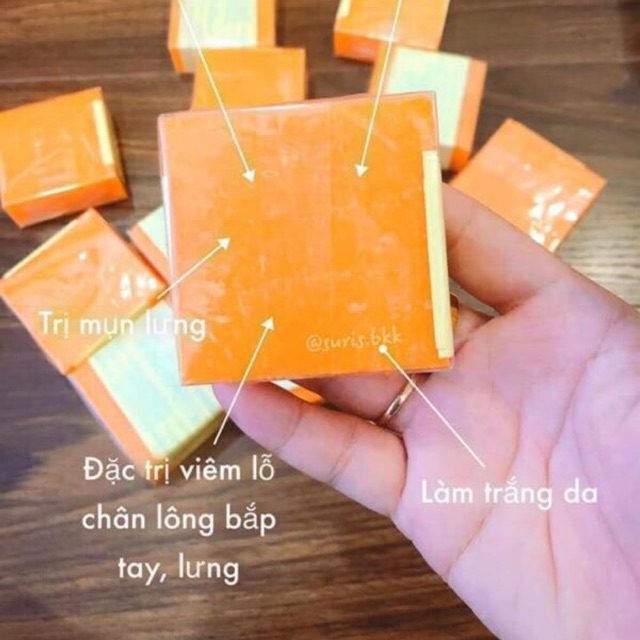 Xà phòng sáp nghệ Thái Lan