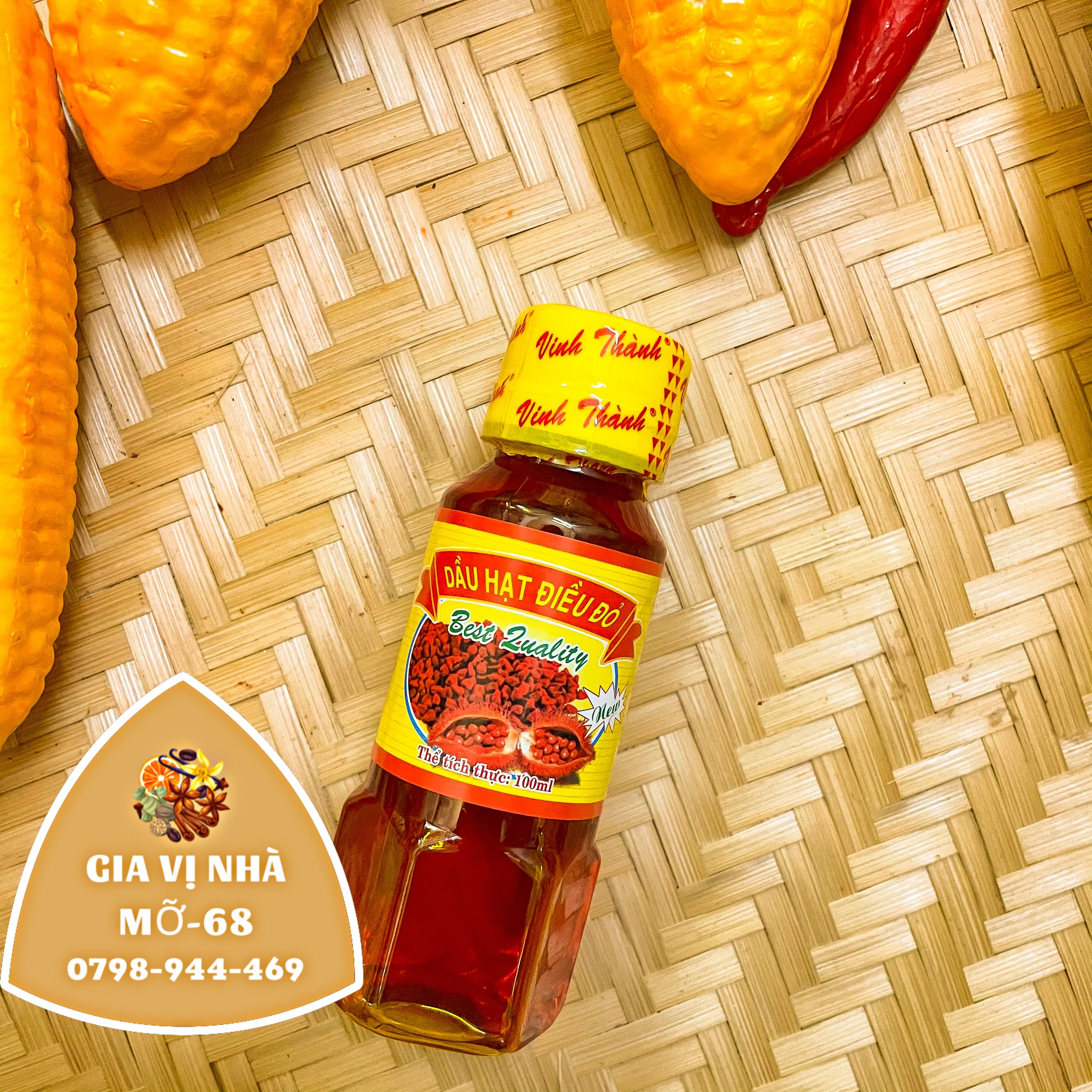 Dầu điều đỏ vinh thành - chai 100ml