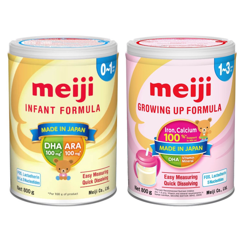 Sữa bột Meiji Nhập Khẩu Số 0-1 và 1-3 (800g)