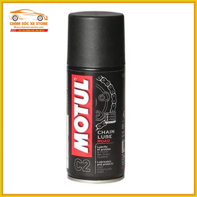 [Tặng Cọ Sên] Chai Xịt Dưỡng Sên , Xích Motul C2 150ML