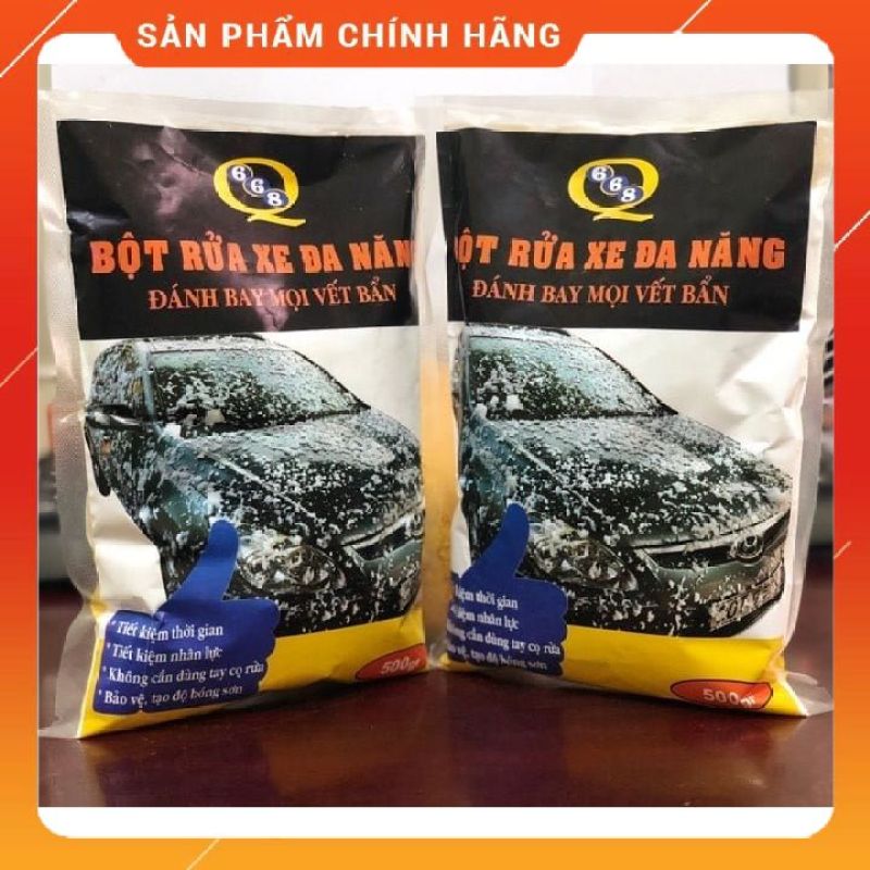 Bột rửa xe không chạm Q668 Tẩy thường-Chất lượng cao, công nghệ tiên tiến, không bong tróc sơn xe, không hại da tay