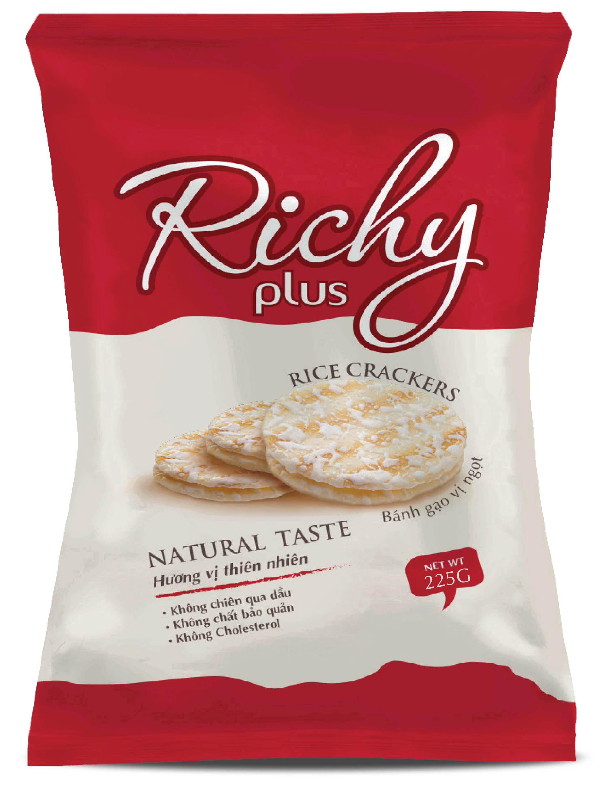 Bánh gạo Richy Plus vị ngọt 135g