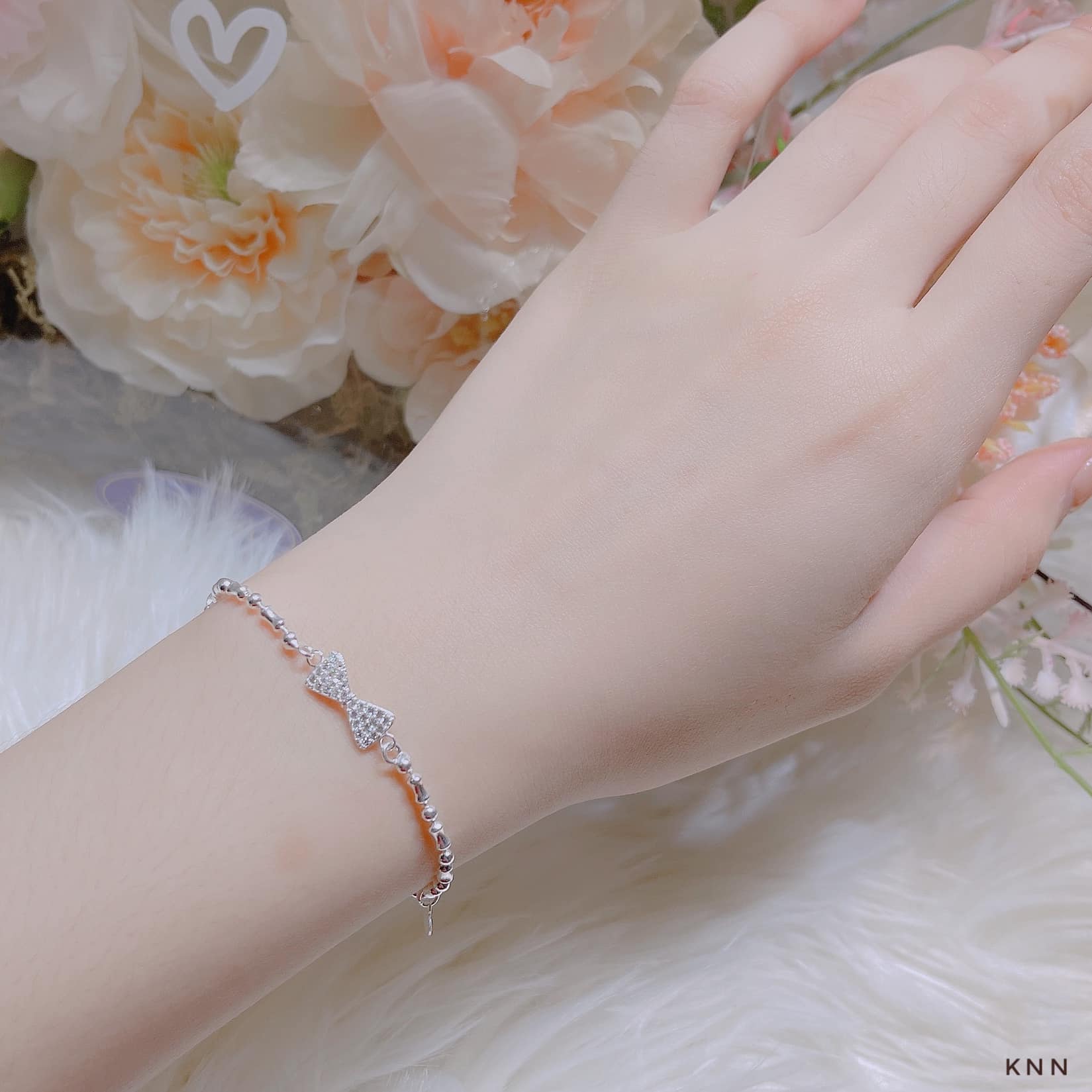 Lắc tay nữ thời trang chất liệu bạc s925 MS058