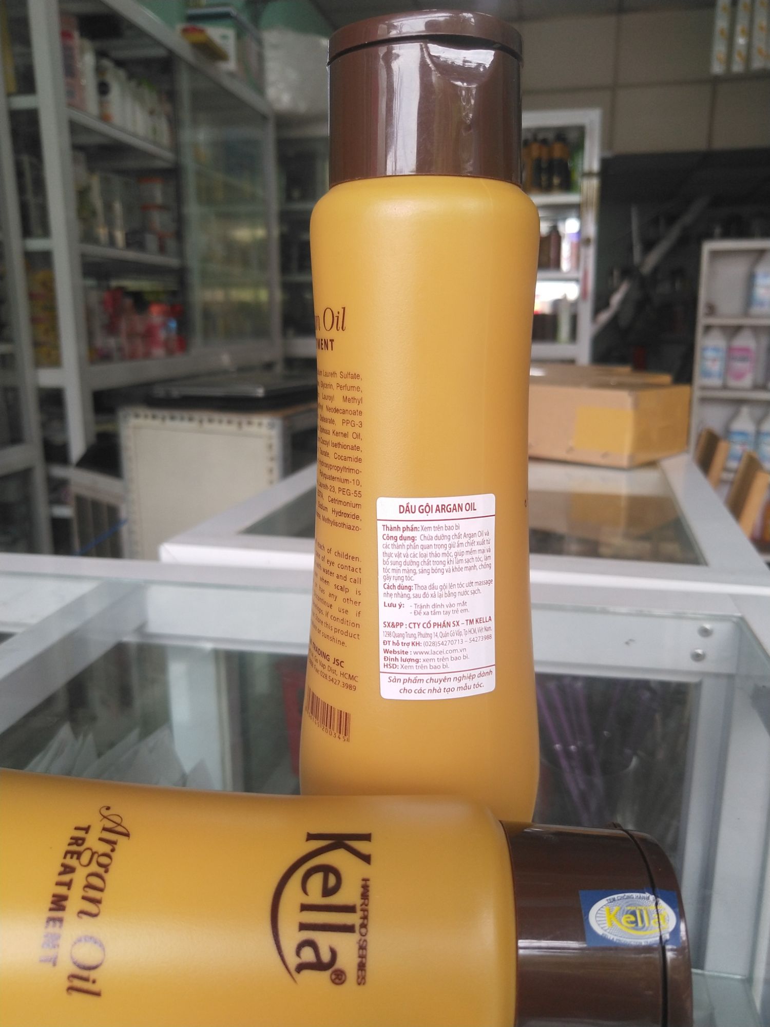 Dầu gội dưỡng tóc Kella Argan Oil 500ml