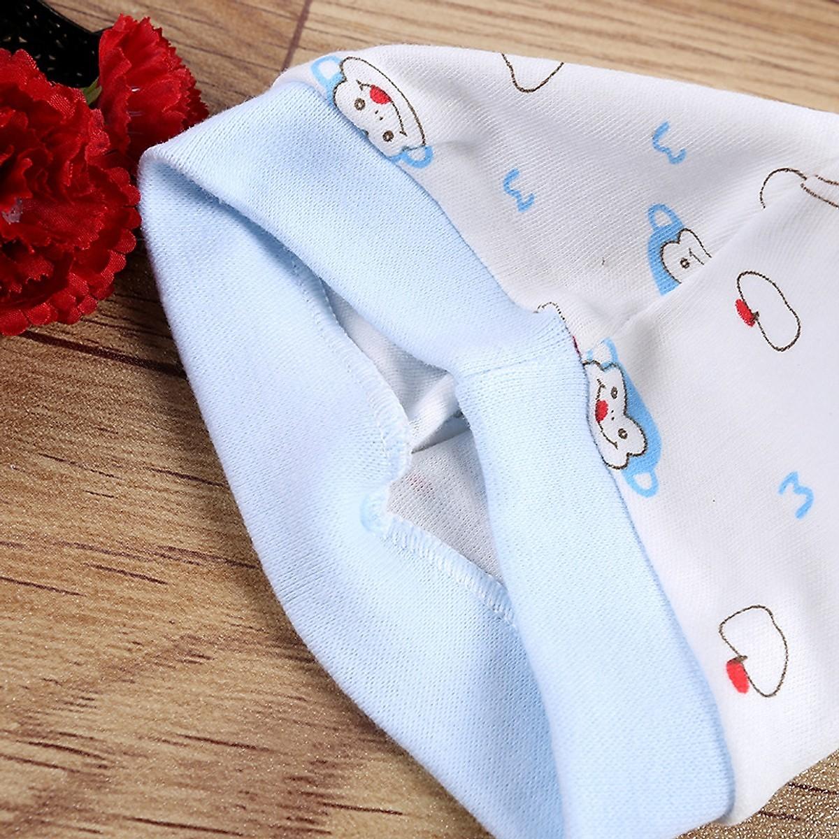 Combo 2 Mũ Che Thóp Cotton Mềm Cho Trẻ Sơ Sinh 0-6 Tháng ( Bé Gái )