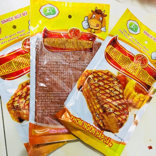 Snack hương bò thơm cay - 1 gói lẻ