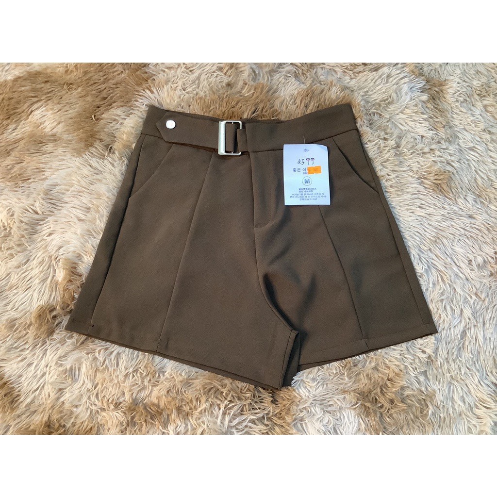 QUẦN SHORT CẠP CAO ĐAI CÓ CÚC BẤM-mã 069