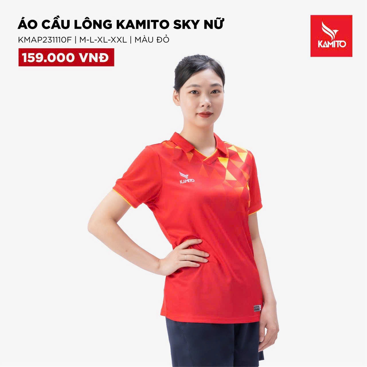 Áo Thun Cầu Lông Nữ Kamito