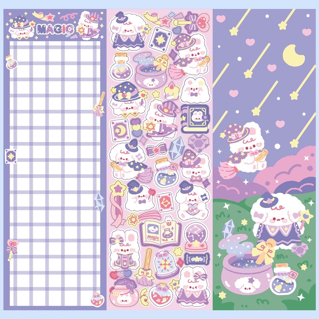 Stickers cún thỏ