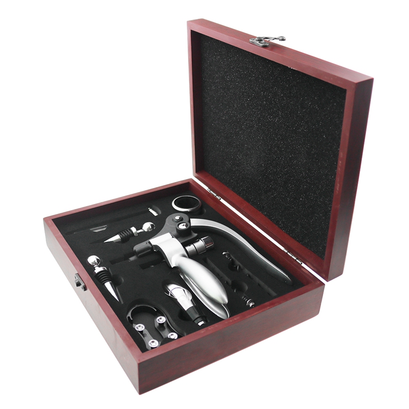 Red Wine Bottle Opener Set Alloyrabbit Opener Stopper Pourer Set in Box