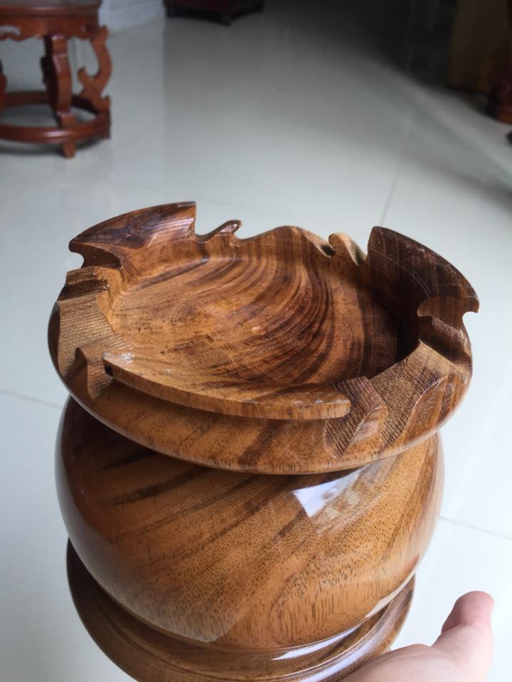 Bộ thờ 9 món gỗ bông lau