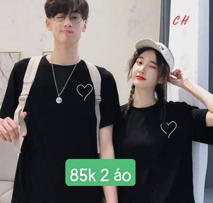 ÁO THUN NAM NỮ,ÁO THUN TIM HỞ