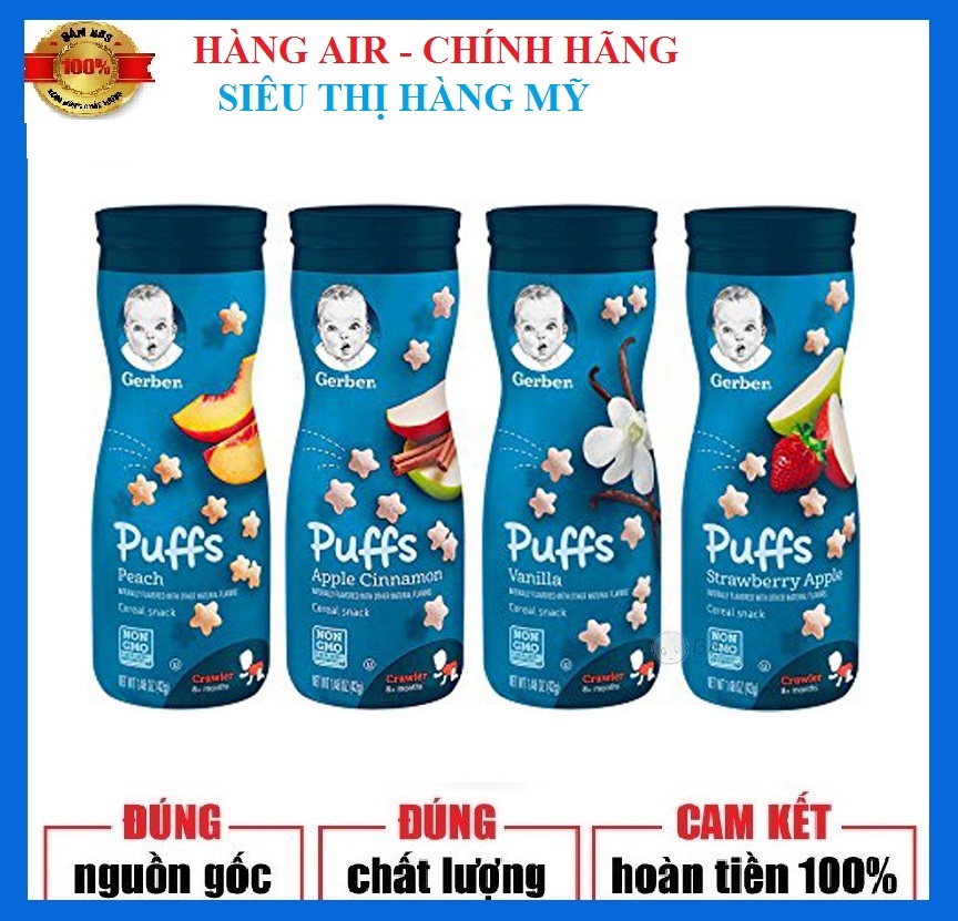 Bánh ăn dặm Gerber đủ vị