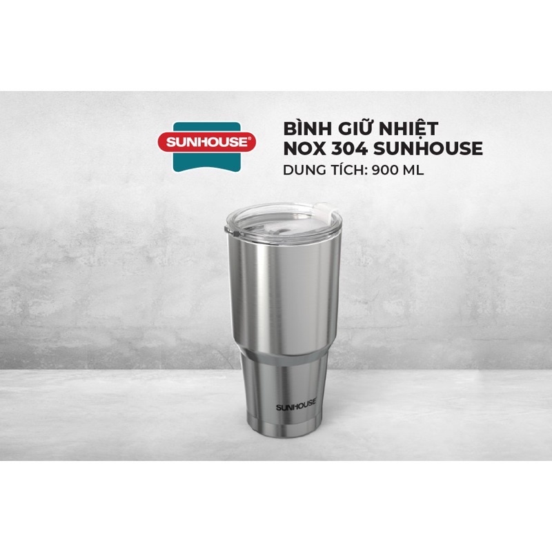 Bình giữ nhiệt Inox 304 Sunhouse 900ml ( Bảo Hành )