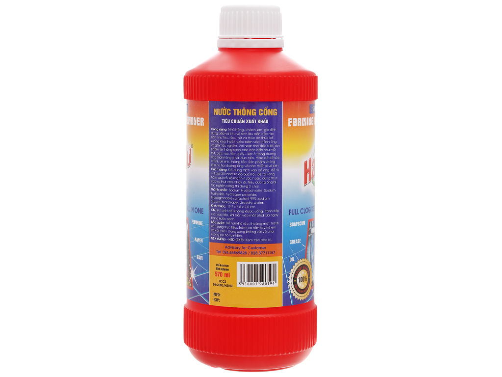 Nước thông cống Hando 570ml Xuất Khẩu