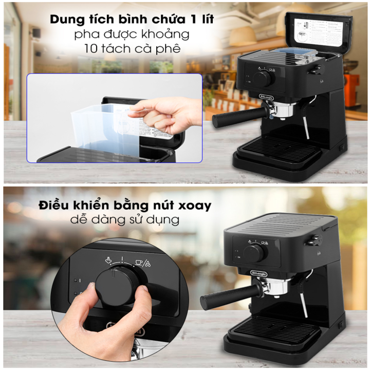 Máy pha cà phê Espresso Delonghi EC235.BK