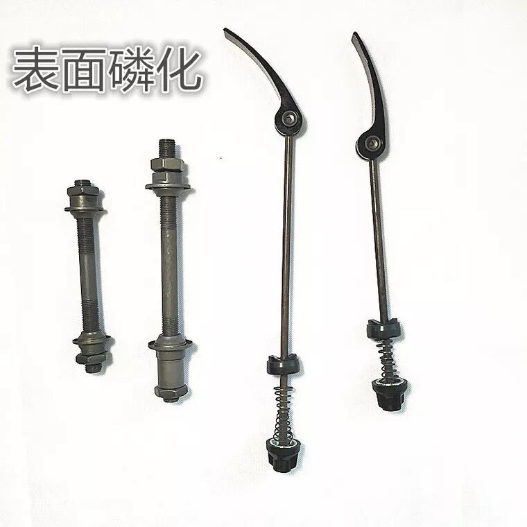 Bộ trục rỗng trước sau xe đạp chất liệu thép