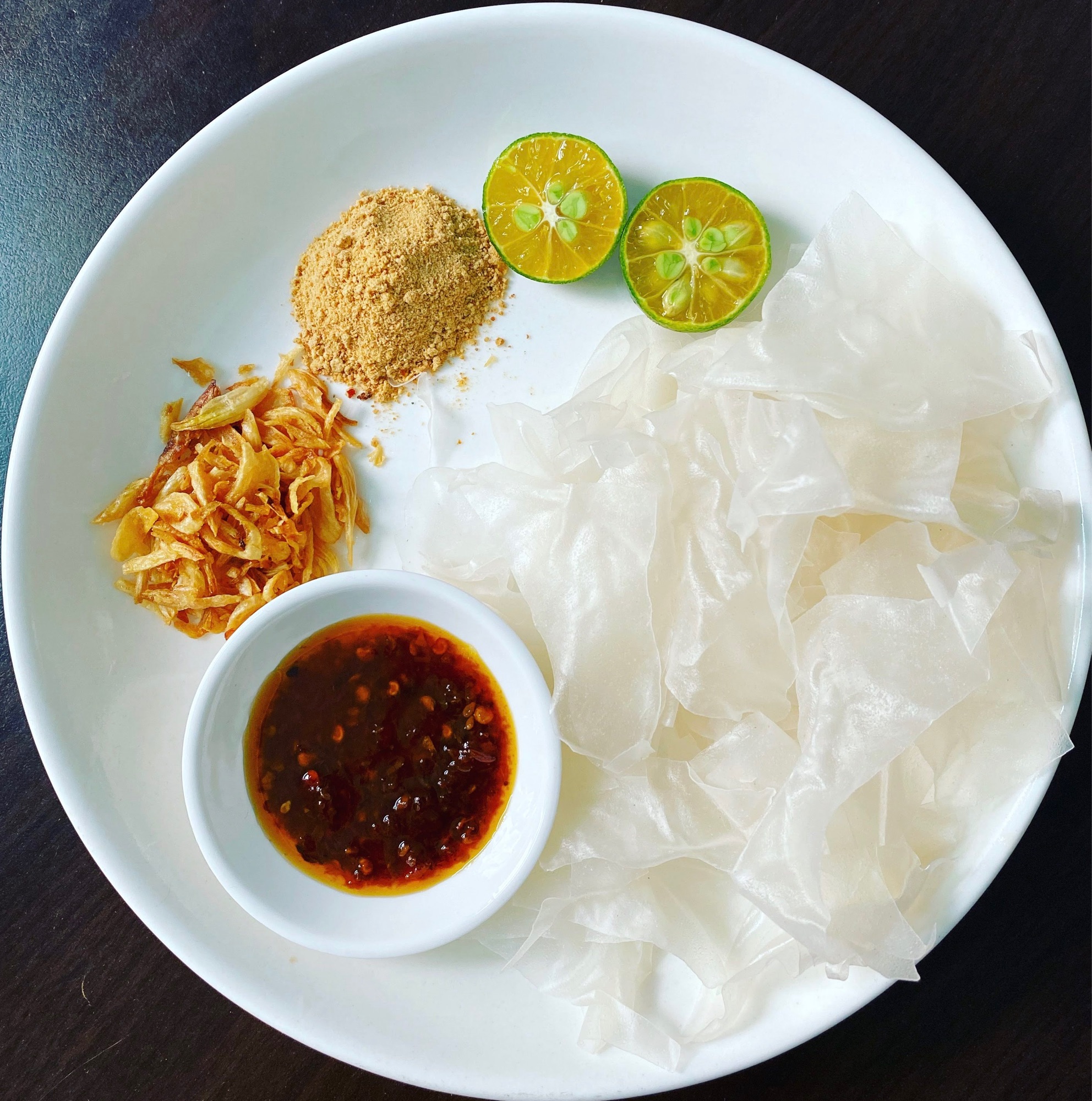 Bánh Tráng Sate Hành Phi Muối Nhuyễn
