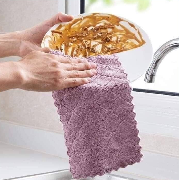 Combo of 10 Super Absorbent Multi-Purpose Cleaning Cloths