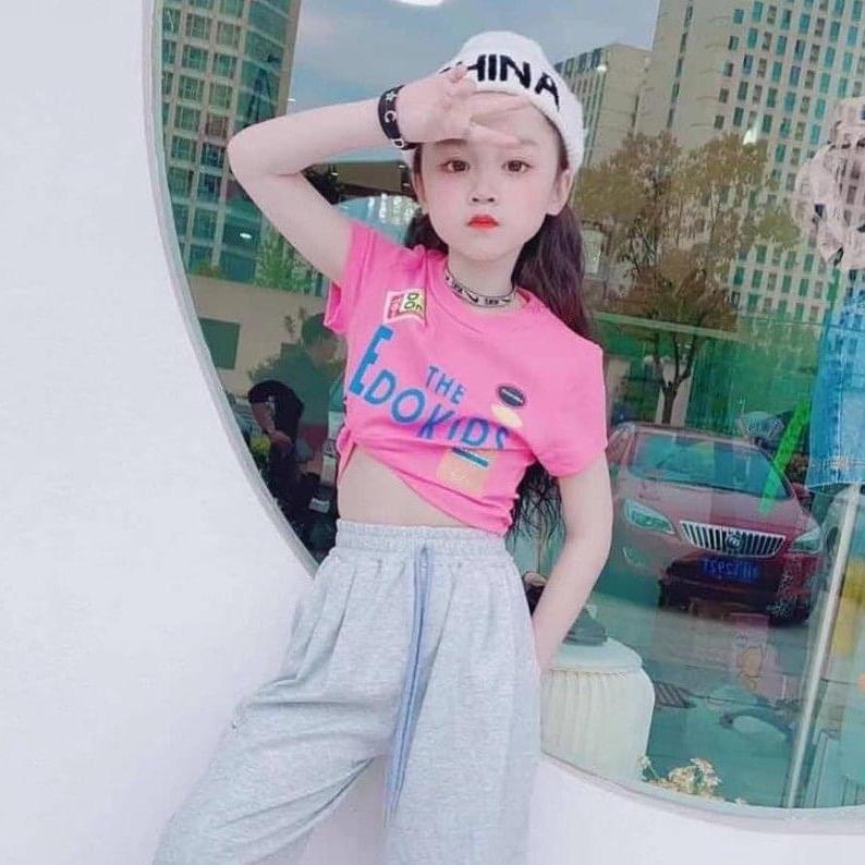 (Size 9-28Kg)Áo thun crotop cộc tay cotton siêu đáng yêu