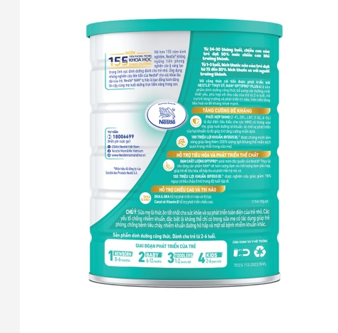 Sữa Bột Nan Optipro Plus 4 HMO 1.5kg ( Mẫu mới )