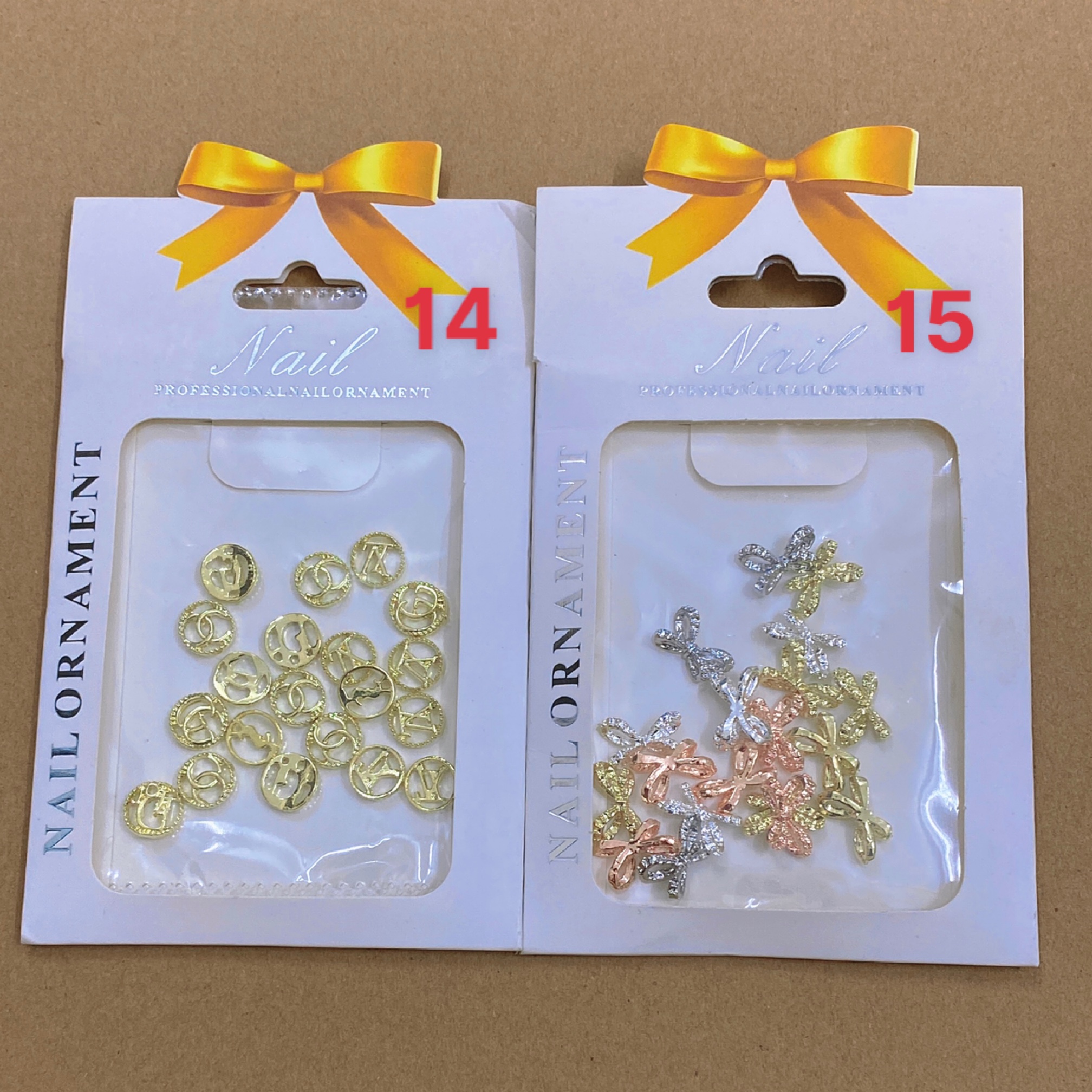 Chram Nơ ,Chram Kim Loại ,Phụ Kiện Đính Móng - Mini Nails