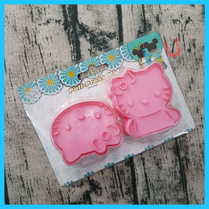 HCM - Bộ 2 khuôn cutter hình hoạt hình Stitch, Minion, Kitty, Doremon, Mickey Minnie,…nhấn bánh quy, cookies ,cắt fondant trang trí bánh