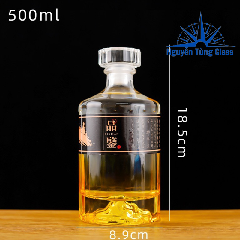 Vỏ Chai  Thủy Tinh nhật  500ML