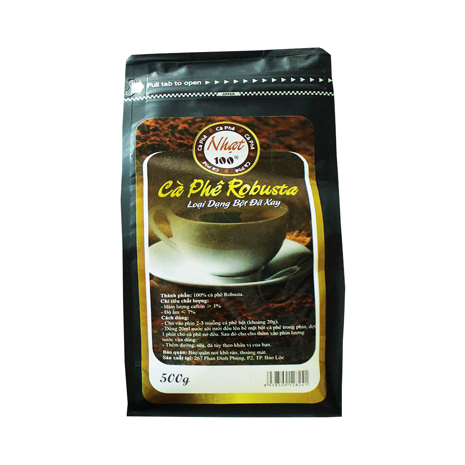 Cà Phê Robusta Loại Bột 500g