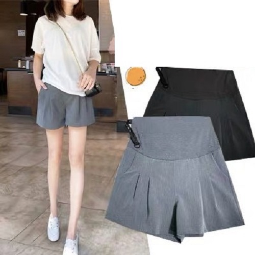 [Siêu Phẩm] Quần Sooc Bầu Xếp Ly, Chất Vải Công Sở Cao Cấp