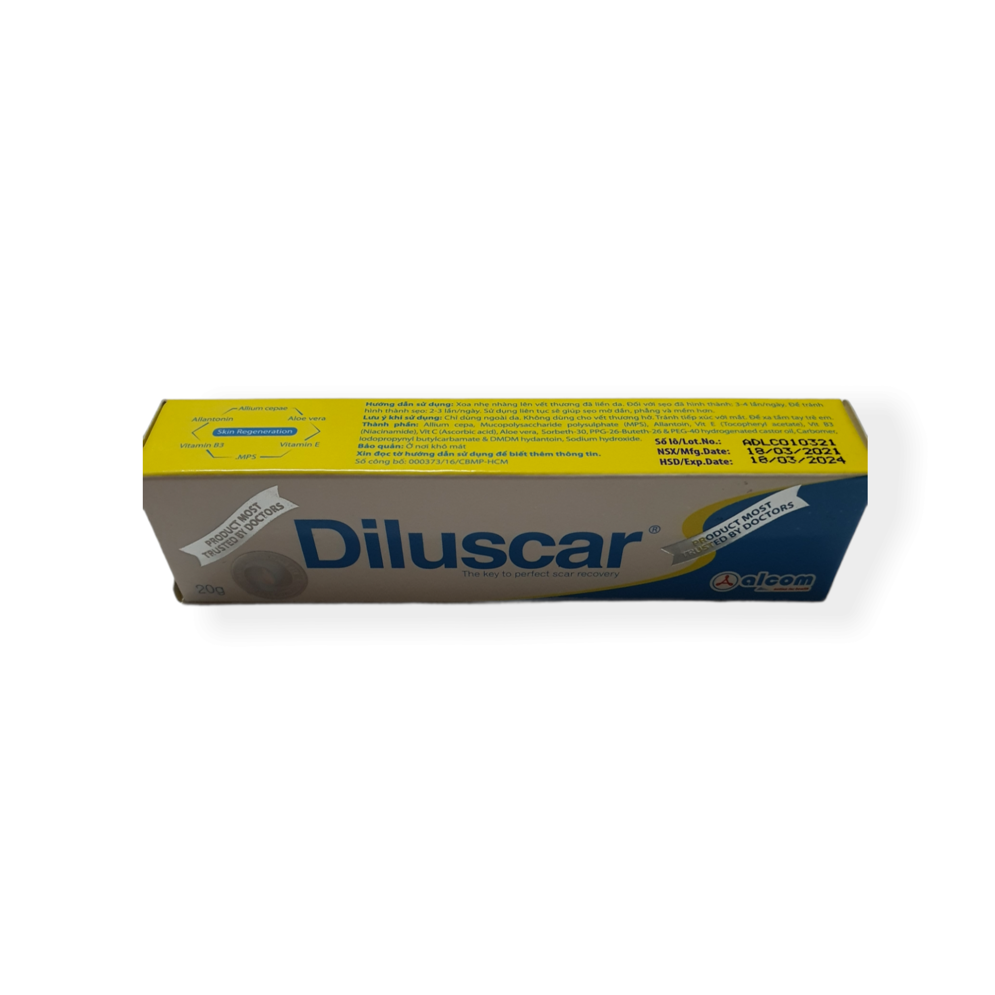 [HCM]KEM NGĂN NGỪA SẸO DILUSCAR 20G