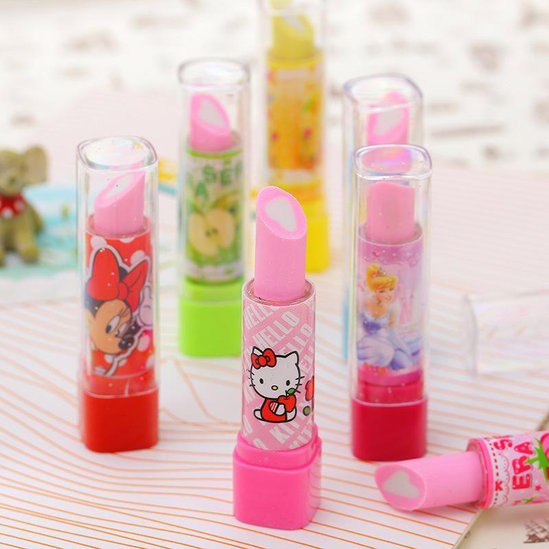 [HCM]Combo 5 cây gôm tẩy bút chì hình dáng thỏi son